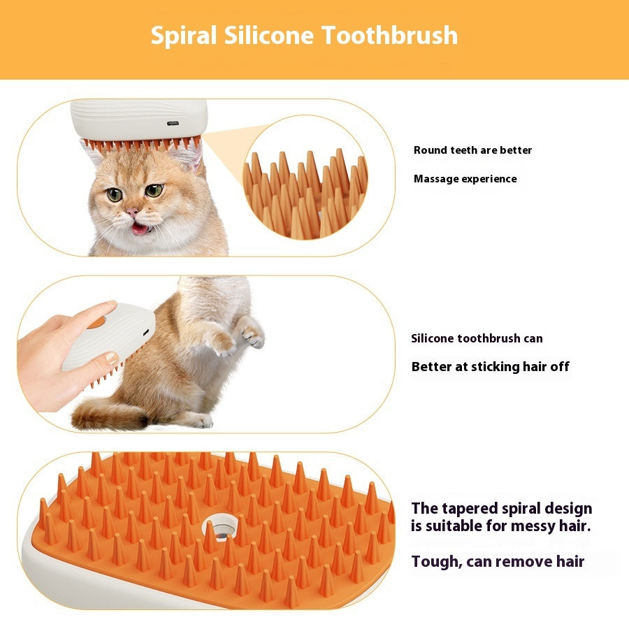 SteamBrush™ – Dampbørste til Hunde & Katte
