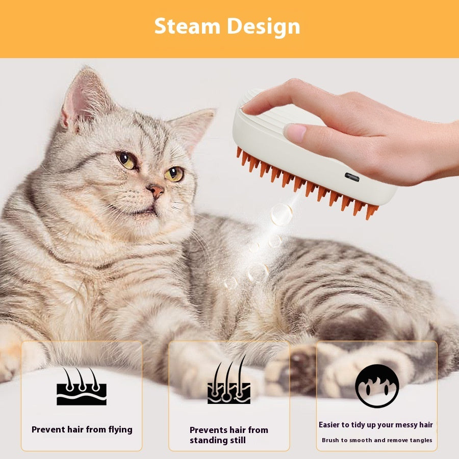 SteamBrush™ – Dampbørste til Hunde & Katte